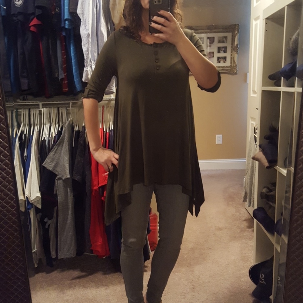 Army green tunic